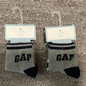 Baby GAP Socks, 2 Pack, 0-6 Months, NEW